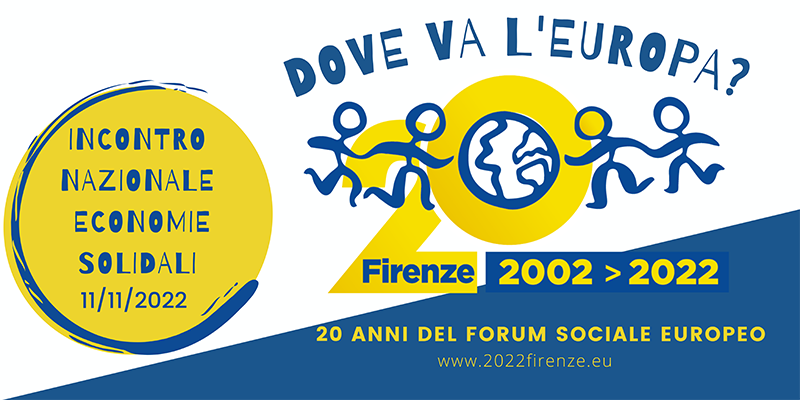 11/11/22 Giornata nazionale economia solidale a Firenze 2022